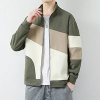 Retro Block Color Jacket