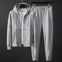 Waffle Full-Zip Hoodie & Pants Set